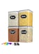 4pcs 5.2L Clear Seal Storage Jar Set