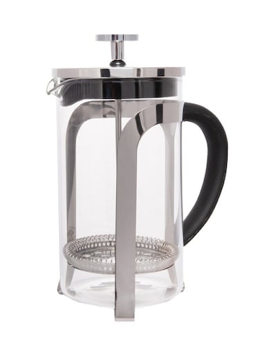 French Press Coffee Maker 600ml, 4 cup French Coffee Press, Stainless Steel Frame, Borosilicate Glass, Coffee Pot - FY450