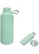 KWSLIN 12oz Mini Insulated Water Bottles, Small travel water bottle, Leak Proof BPA-Free Double Wall Stainless Steel Vacuum Thermo Mug Keeps Drinks Cold and Hot for School, Travel, Green