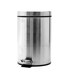 Royalford 7L Kitchen Pedal Trash Bin   Stainless Steel Rubbish Bin with Soft Close Lid, Foot Pedal, Flat Lid &amp; Strong Plastic Inner Bucket   Fingerprint Proof &amp; Rust Resistant  Odor Free &amp; Hygienic