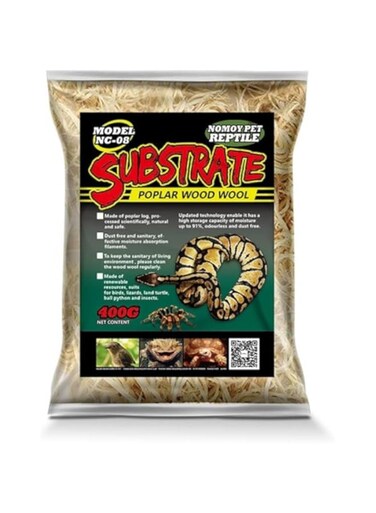 B&amp;K Reptile Bedding Aspen Wood Silk Terrarium Substrate Suitable for Snakes and Lizards
