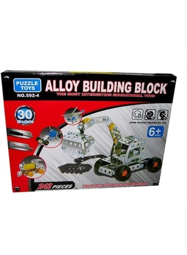 Meccano set for 30 different models, 242 pcs