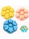 Owving 3 Pcs Silicone Fondant Mould Cartoon Animals Chocolate Gummy Mold Tray, Different Shapes of Cat Paws,Animals, Rainbow Shapes for Chocolate Cupcake Muffin Jello