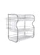3-Tier Dish Rack Kitchen Supplies Storage Rack Silver 56x25x43.5centimeter