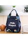 Beauenty Black Portable Lunch Bag Thermal Insulated Cold keep Food Safe warm Lunch bags For Girls Women