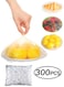 Fresh Keeping Bags Elastic Plastic Food Storage Covers Pe Cling Film Bag Used For Fruit Preservation And Food Storage Clear