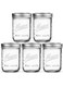 SEWANTA Ball Wide Mouth Mason Jars (16 oz/Pint capacity) 6 Pack Microwave &amp; Dishwasher Safe. + SEWANTA Jar Opener, transparent, 8541898386