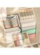IEW Plastic Underwear Organizer Stackable Underwear Storage Organiser with Dustproof Lid for Closet Wardrobe 3PCS Socks Pants Bra Dispenser for Bedroom Cabinet Drawer Dividers for Scarves Ties Cables