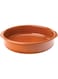 Regas Round Dish Spanish Mud Plate Serving Clay Dish (2500ml - 30cm #141)