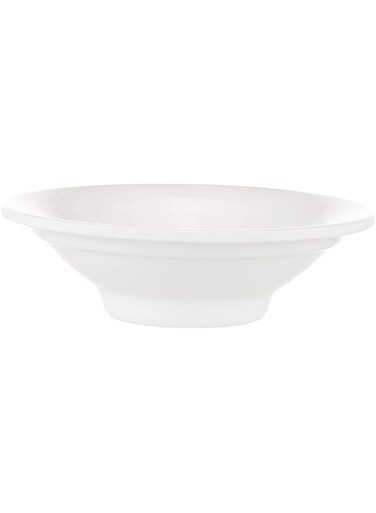 DINEWELL MELAMINE HUMMUS BOWL, SMALL, WHITE, DWHB3092W, 1 PC