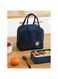 B s h o p Lunch Bag with Insulated Material for Women, Man, Office, School, College, Beach, Picnic, Fishing, Hiking, Travel Waterproof and Durable Hot and Cooler Handbags (Blue)