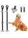 Proxima Direct Dog Doorbells Puppy Bells for Door Knob/Potty Training/Go Outside, Toilet Training Dog Bells and Whistle for Puppies Dogs Pooch Pet Cat, Adjustable Housetraining Bells (2 Pack)