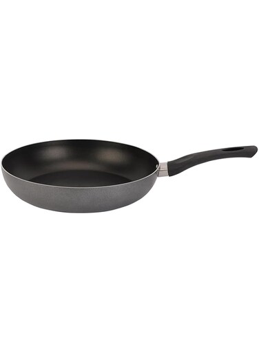 Royalford 30 CM Nonstick Frypan- RF12103 Strong Press Aluminum Body With Non-Stick Coating And Heat Resistant Bakelite Handle Black