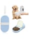 Portable Dog Travel Water Bottle - 2-in-1 Pet Water Bottle with Treat Container, Built-in Bowl for Puppies &amp; Cats