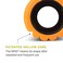 أسطوانة التدليك الرغوية TriggerPoint Performance TriggerPoint Grid Travel Foam Roller للتمارين الرياضية، وتدليك الأنسجة العميقة، واستشفاء العضلات (10 بوصات)، برتقالي