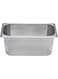 Raj Steel GN Pan Silver, 325X176X150 MM - Gastronorm Pan, Catering Pan, Food Warmer Pan, Food Storage Container