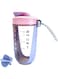 ADOLINKIN Protein Shaker Bottle 20 oz, Shaker Cup with Blender Ball, Leak-proof, BPA-free, Pink, Gym Fitness Workout