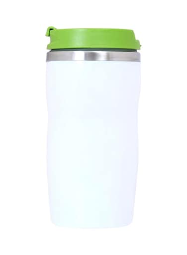 Stainless Steel Mug 280ml White/Green/Silver