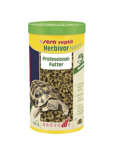 Sera Reptil Professional Herbivor 1000ml Herbivores Reptiles Food, Multi Colour, One size