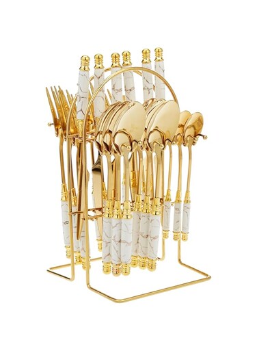 V A V 24-PIECE FLATWARE CUTLERY SET FOR 6 PEOPLE.