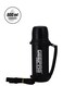 Vacuum Insulated Flask Leak Proof Stainless Steel Double Walled Thermal Mug for Hot or Cold Drink 0.8L Silver