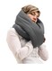 Infinity Pillow - Home Travel Soft Neck Scarf Support Sleep for Flights Train (Grey)