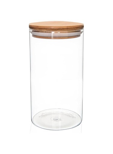 Flexy OLYNO&reg; 500 ML Air-Tight Glass Storage Jar Containers For Kitchen Storage, Pickle Storage, Dry Fruits Storage, Transparent PACK of 4.