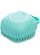 Pet Bath Massage Brush Puppy Dog Cat Grooming Cleaning Soft (Blue)