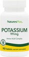 Nature's Plus Potassium 99 Mg Biotron Amino Acid Complex - 90 Tablets