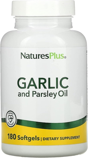 Nature's Plus Garlic &amp; Parsley Oil 180 Softgels