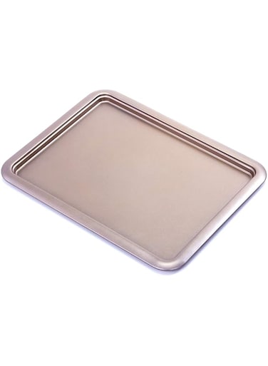 Royalford Small Non-Stick Baking Tray, 41.5X32X1.6Cm, 0.5Mm, Cookie Baking Tray, Non-Stick Baking Pan