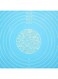 LUKSYOL Non Stick Silicone Baking Mat for Cake, Macaron &amp; More - Premium Kitchen Tools &amp; Accessories - Kneading Pad &amp; Crafting Surface - Heat-Resistant Glass Fiber (45X26, Blue)