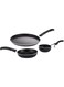 Pigeon Cookware Set, Black, 246, 3 Pieces