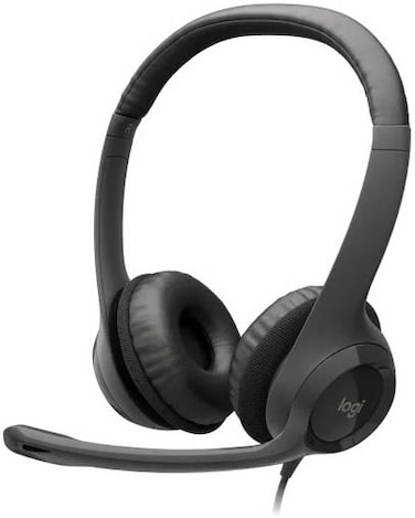 Logitech H390 USB Computer Headset - Black (International Version)