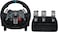 عجلة قيادة Logitech G29 Driving Force مع دواسات أرضية، مزودة بتقنية التغذية الراجعة للقوة الحقيقية، غطاء عجلة قيادة من الجلد لأجهزة PS5 وPS4 والكمبيوتر الشخصي وماك - أسود