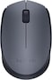 Logitech M170 Wireless Mouse, 2.4 GHz with USB Mini Receiver, Optical Tracking, 12-Months Battery Life, Ambidextrous PC/Mac/Laptop - Grey/Black