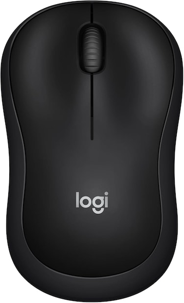 Logitech M220 Wireless Mouse, Silent Buttons, 2.4 GHz with USB Mini Receiver, 1000 DPI Optical Tracking, 18-Month Battery Life, Ambidextrous PC / Mac / Laptop - Noir