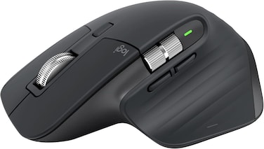 ماوس لوجيتك MX Master 3S اللاسلكي الإصدار القياسي مع مستقبل Logi Bolt USB، تمرير فائق السرعة، تصميم مريح، دقة 8K DPI، تتبع على الزجاج، نقرات هادئة، منفذ USB-C، بلوتوث، متوافق مع ويندوز، لينكس، كروم