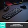 مجموعة Logitech MX Keys للأعمال , الجيل الثاني، لوحة مفاتيح لاسلكية كاملة الحجم وفأرة لاسلكية، مع مسند راحة اليد، بلوتوث، Logi Bolt، نقرات هادئة، متوافقة مع أنظمة Windows/Mac/Chrome/Linux - جرافيت