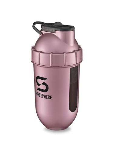 ShakeSphere Tumbler View - 700 ml Rose Gold Black