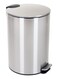 Stainless Steel Classico 12L Pedal Bin, Soft-Close Trash Can, Compact and Modern for Bathroom, Kitchen, or Office
