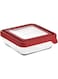 Hocking Trueseal Glass Food Storage Container With Lid, Cherry, 4 3/4 Cup