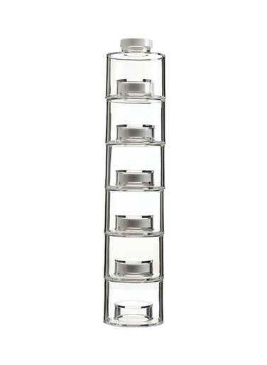Pack Of 6 Spice Tower Multicolour 60cm