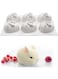 6 Even Silicone Rabbit Bunny Mousse Cake Mold 3D Animal Modeling Candy Molds DIY Cake Decorative Baking Tools for Chocolate, Soap, jello, Candy, Fondant, Crayon, Lotion Bar French Dessert Cake Topper