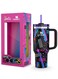 &acirc;&euro;&trade;80s Rockers 40oz Insulated Quencher Tumbler   Stainless Steel Double-Wall Travel Cup with Handle &amp; Straw   Leak-Resistant Lid, Eco-Friendly Reusable Cup, Limited Collectible Hydration Mug