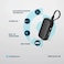 Powerology PD20W 5000mAh Power Bank, Portable USB-C Fast Charging Power Bank with USB-A Port, Removable Type-C Cable, Compact Mini Charger for iPhone, Android, Travel