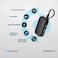 Powerology PD20W 5000mAh Power Bank, Portable USB-C Fast Charging Power Bank with USB-A Port, Removable Type-C Cable, Compact Mini Charger for iPhone, Android, Travel