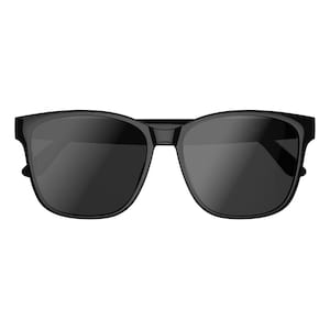 Green Lion Barcelona Smart Glasses with Polarized Anti-Blue Lens Bluetooth 5.4 Magnetic Charging Touch Control TWS Function 10m Transmission Distance IPX4 Waterproof 5-Hour Playtime Black