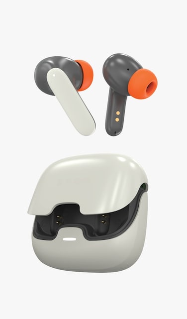 Green Lion Florence True Wireless Earbuds, Cream, Bluetooth V5.3, 40mAh Earbud Battery, 700mAh Case Battery, IPX5 Waterproof, 5-6 Hours Playtime, Low Latency 45ms, Touch Control
