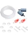 NALACAL 4m Aquarium Tubing Set, Air Pump Accessories Fish Tank Aeration Suction Cups Aquarium Aquarium Aeration SetupAquarium Check Valves Air Tubing Connectors for Fish Tank Aeration Setup